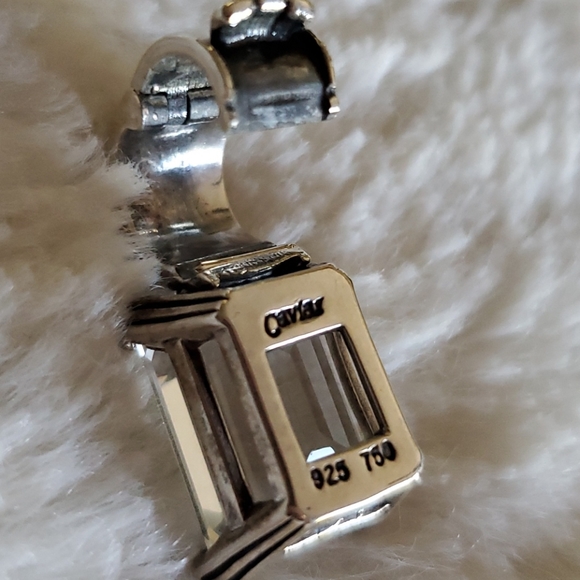 Lagos Sterling Silver Quartz Enhancer - Picture 9 of 11